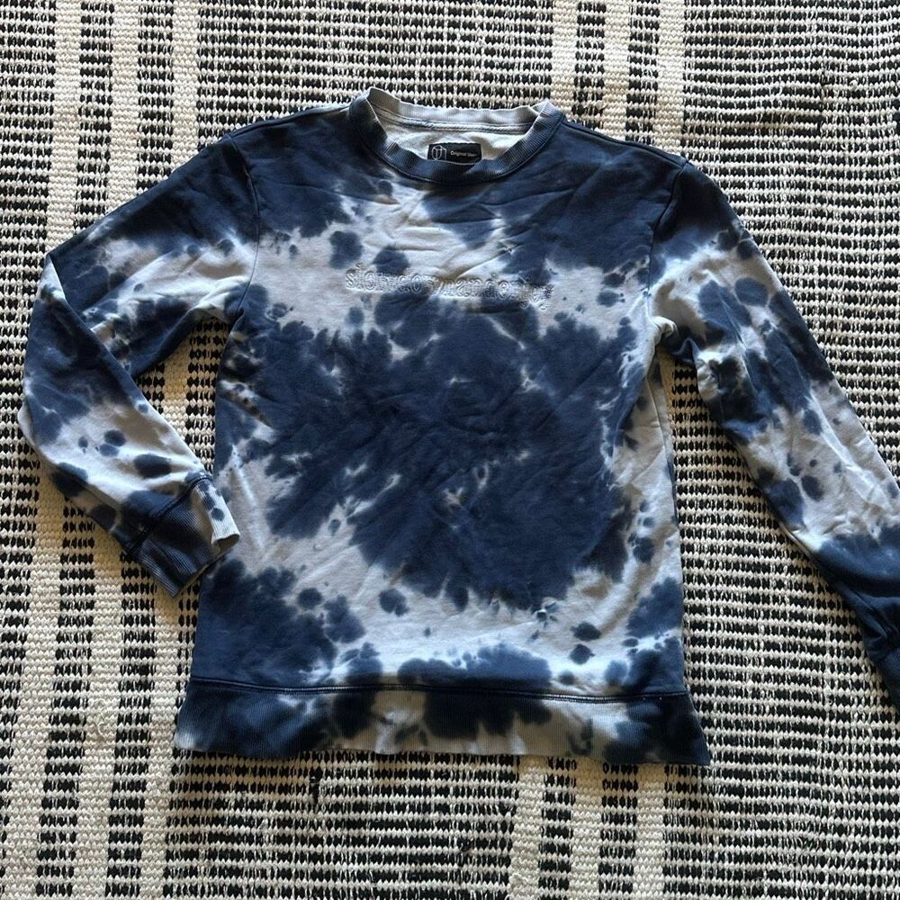Original Use Size small Blue & Gray Tye dye pullover sweater